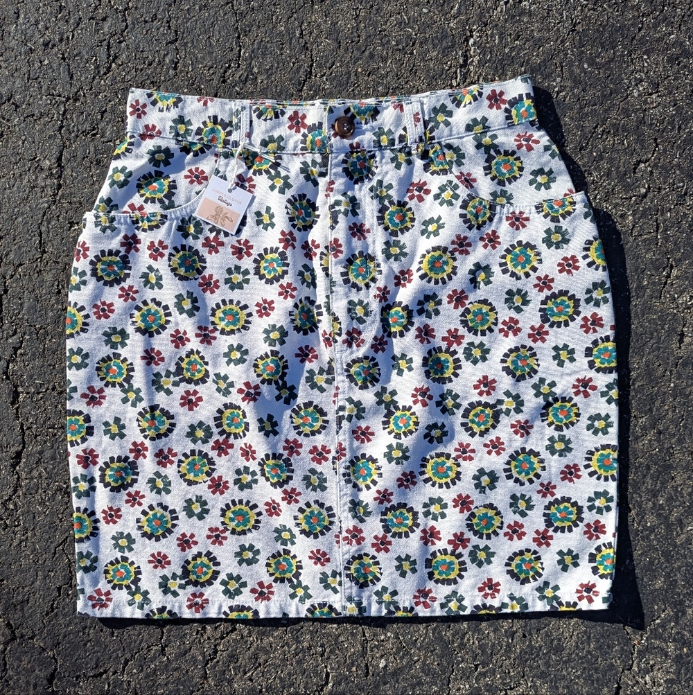 Y2K Esprit Bold Pattern Skirt